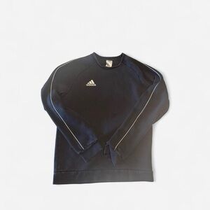 Adidas Men's Black Crewneck Sweatshirt